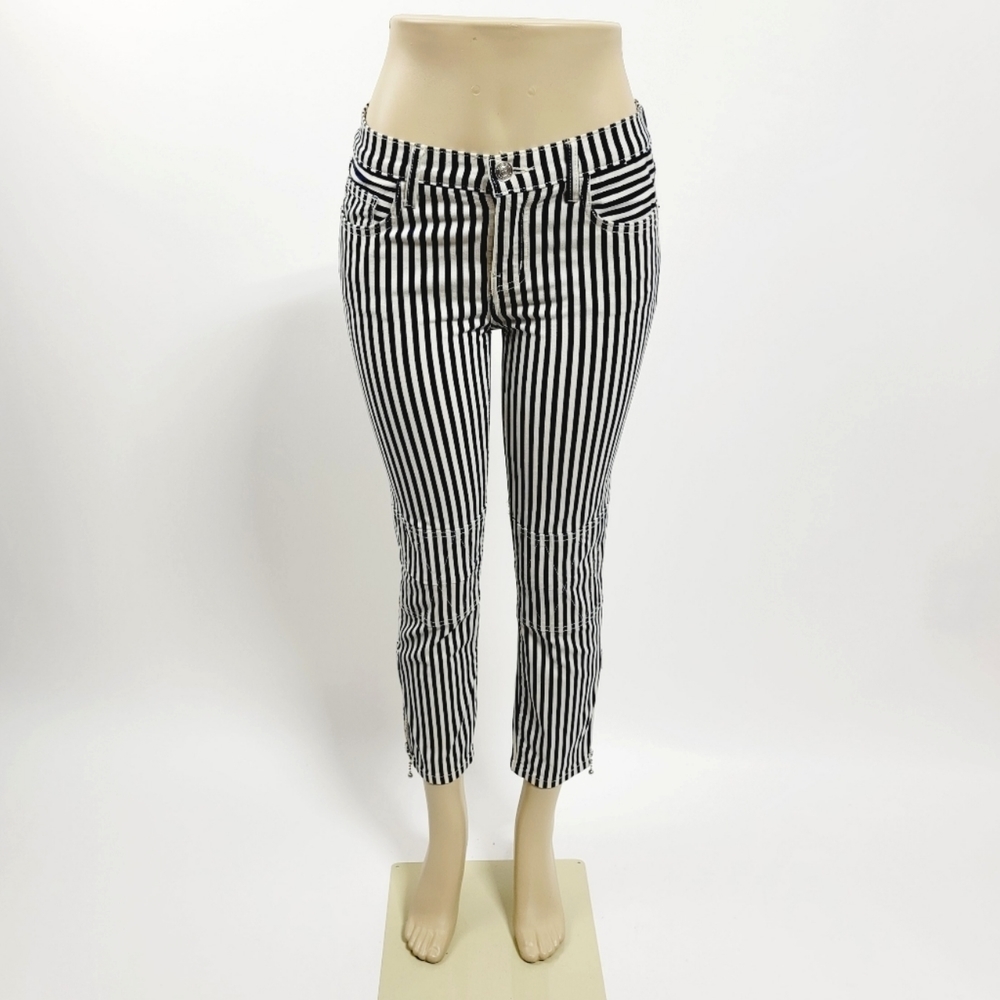 Current Elliott size 25 stripe pants